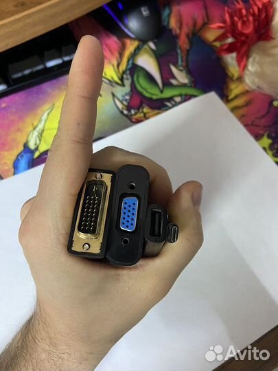Переходник VGA,OTG micro usb