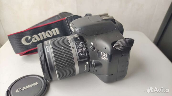 Canon 550D kit 18-55mm IS (пробег 10 тыс)