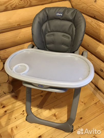 Детский стульчик для кормления chicco polly
