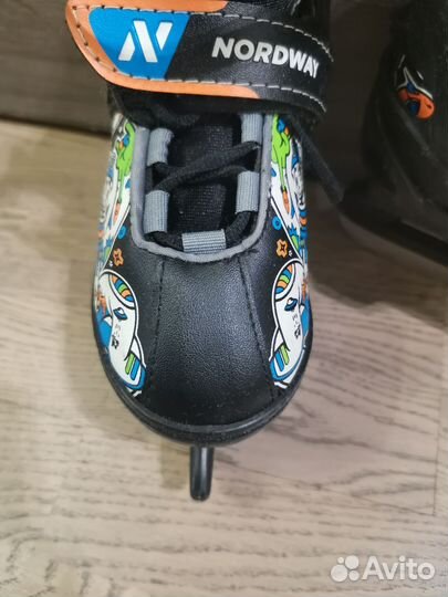 Коньки nordway раздвижные 26-31