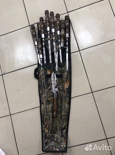 Шампура набор в чехле Камыш