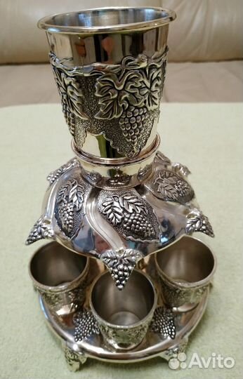 Набор для спиртных напитков стальной на 6 персон