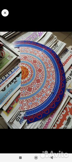 Бурятская шапка картон