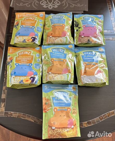 Детские каши молочные