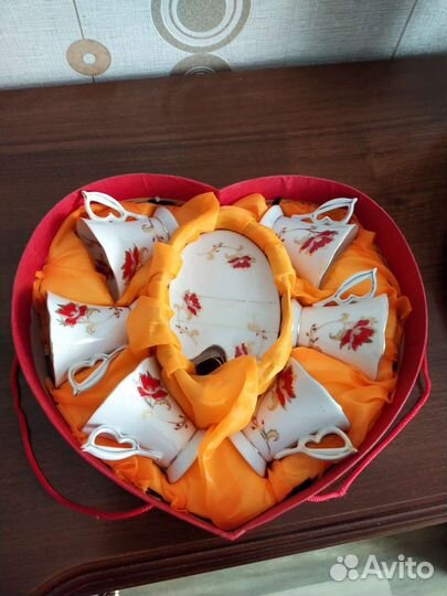 Сервиз кофейный новый,6персон