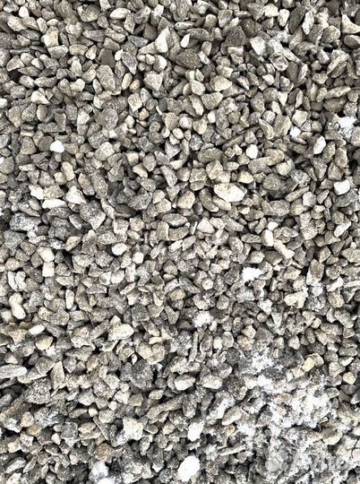 Щебень, Песок
