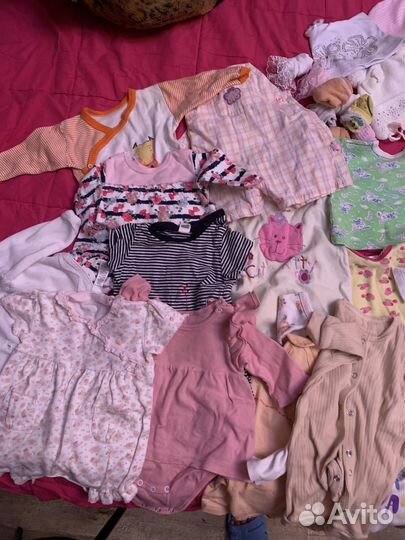 Детские вещи от 1мес-3х девочке