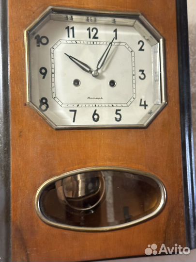 Часы янтарь с боем