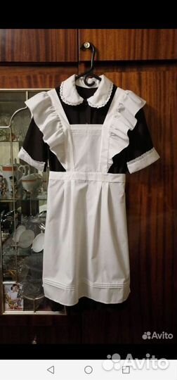 Школьное платье и фартук