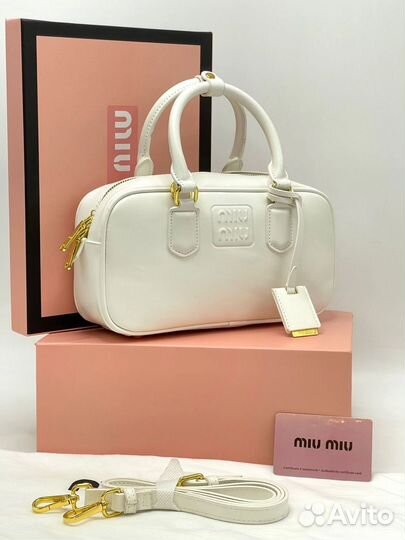 Сумка Miu Miu белая