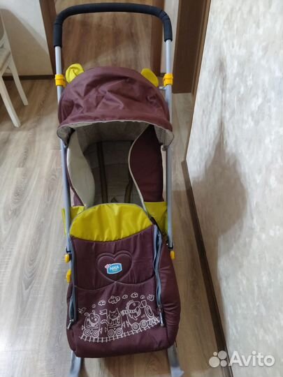 Детские санки коляска nika kids