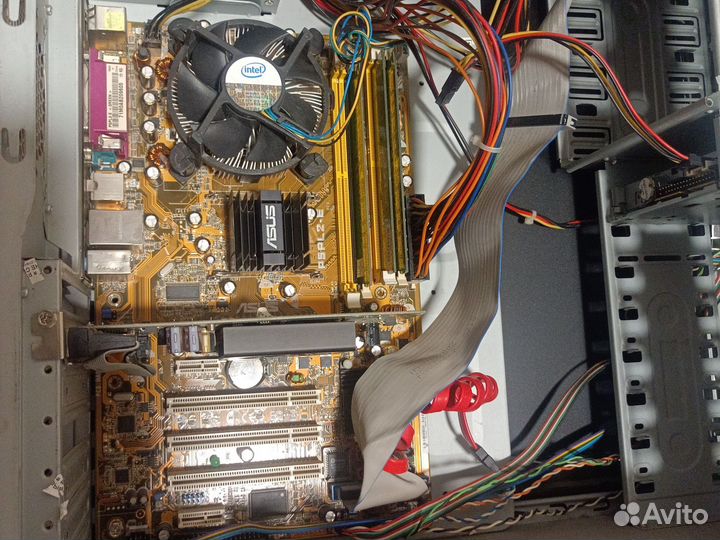 Материнская плата s775 с процессором