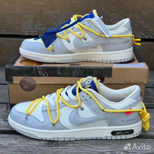 Кроссовки Nike Off-White x Dunk Low