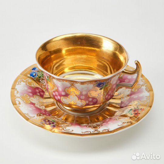 Чашка с блюдцем No.4207