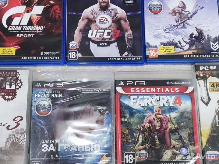 Новые Лицензионные диски на PS3/PSP/пк