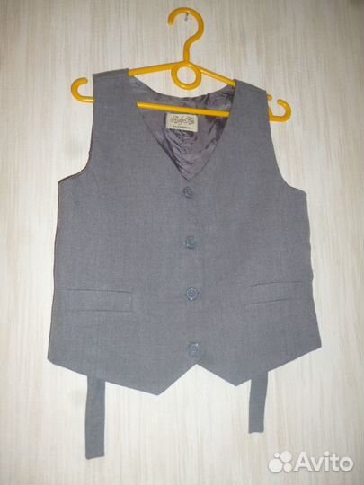 Жилет школьный на рост 128
