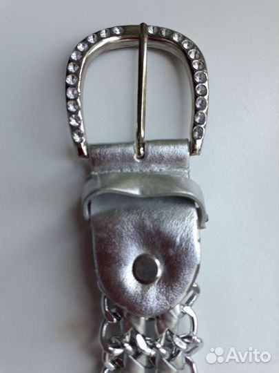 Ремень женский со стразами