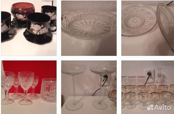 Много разной посуды