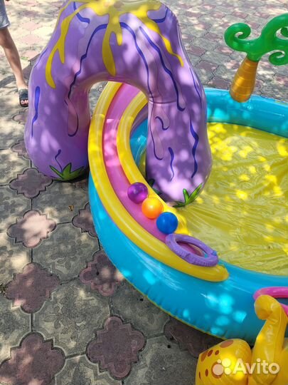 Детский надувной бассейн intex