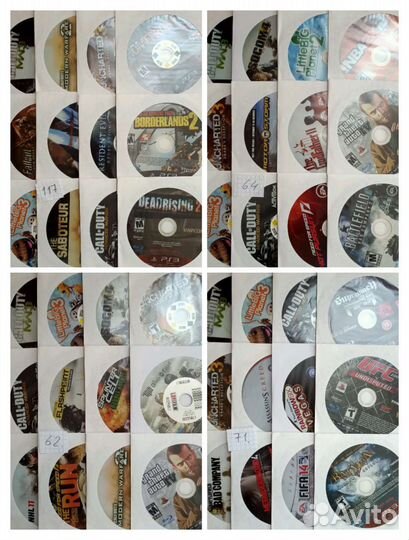 80 наборов игр для Sony PS3