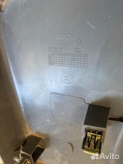 Накладка средней стойки левая Chery Indis