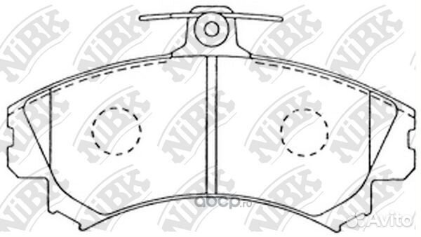 Колодки тормозные дисковые