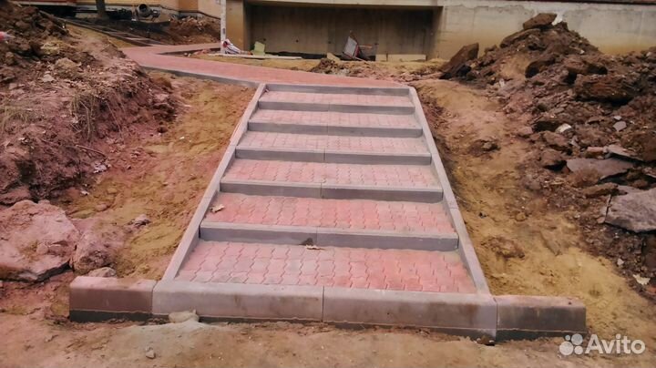 Укладка тротуарной плитки под ключ