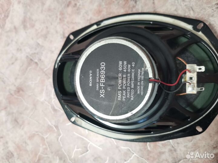 Автомобильная акустика 16х24 Sony xs-fb6930