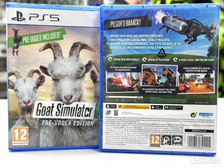Goat Simulator 3 Pre-Udder edition (PS5) NEW