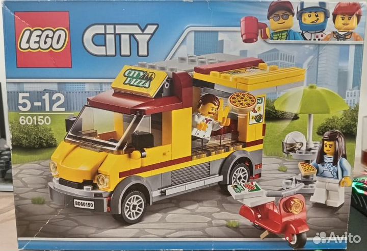 Lego city пиццерия на колёсах