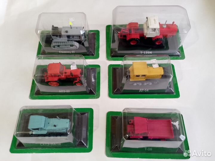 Модели тракторов 1/43