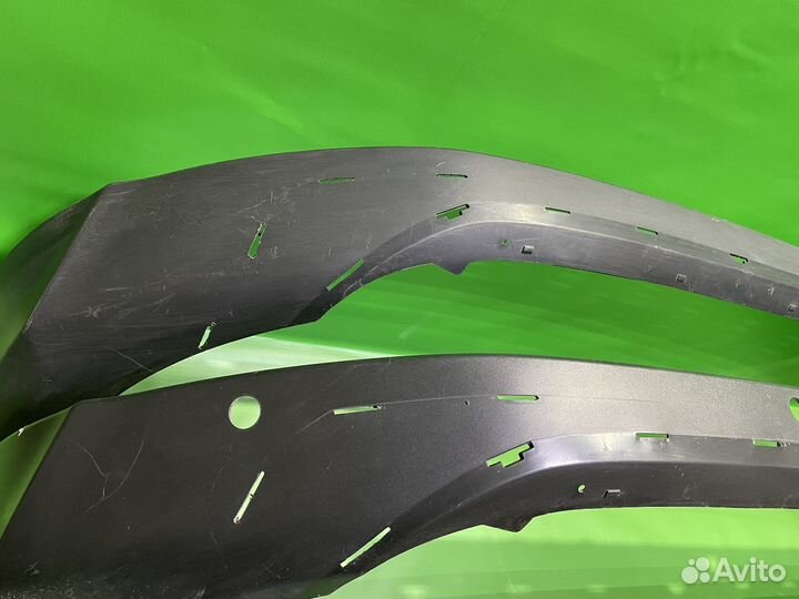 Юбка заднего бампера Toyota Rav4 2015-2019