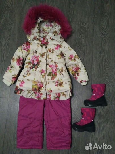 Детская одежда для девочек 12-24мес 92см