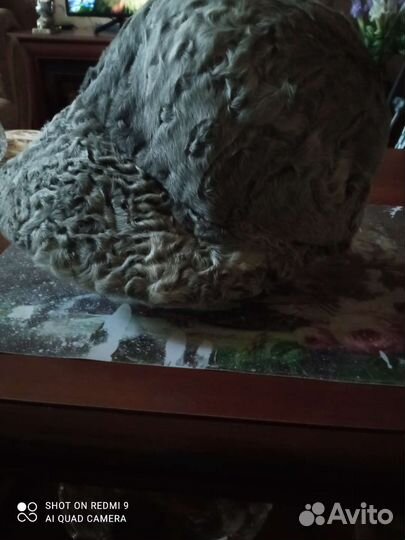 Шляпа женская зимняя, натуральный мех