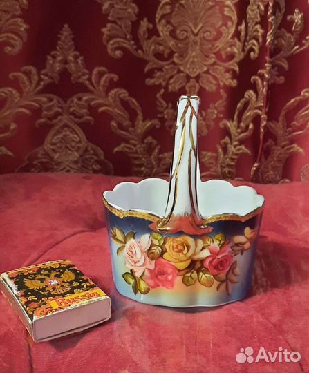 Вазочки корзиночки разные фарфор