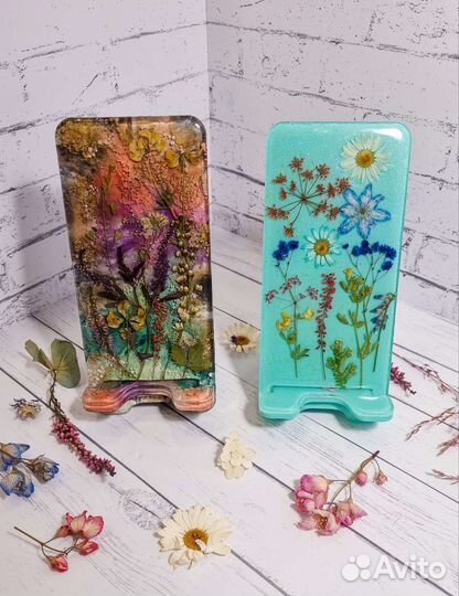 Подставка для телефона из эпоксидной смолы