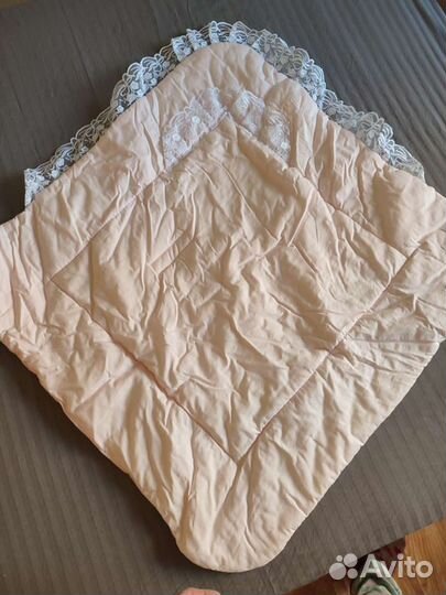 Конверт на выписку и одеяло. весна осень