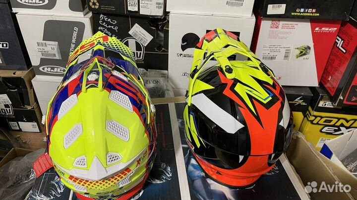 Кроссовый шлем ls2 mx470 437 размер М