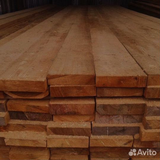 Строганная лиственница: доски 40x120 мм, равномерн