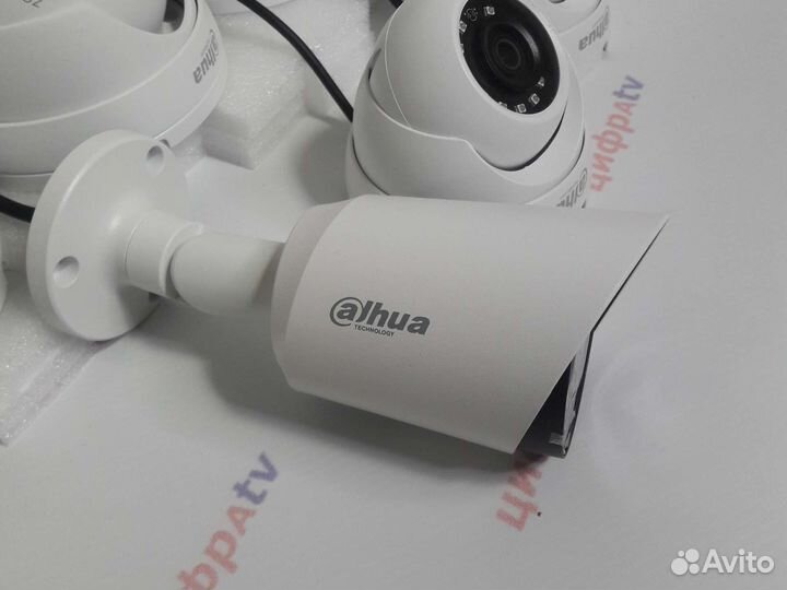 Комплект видеоналюдения 4Мп Dahua 8 камер