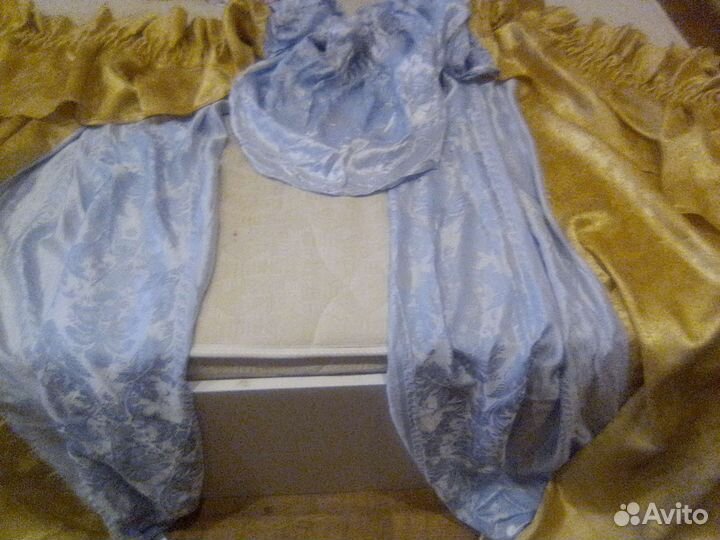 Шторы с ламбрикеном бу