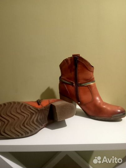 Ботильоны натуральная кожа 38