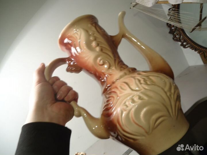 СССР огромный кумган в интерьер керамика