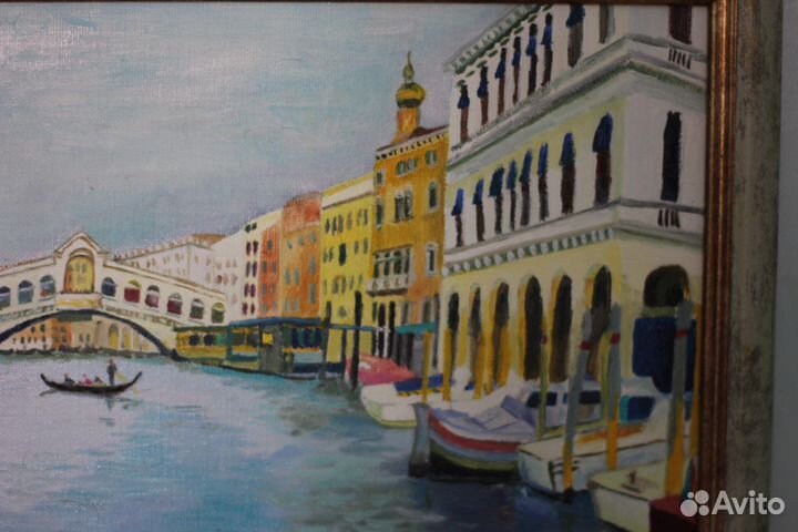 Картина маслом на холсте Венеция