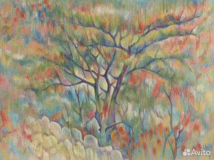 Картина «Древо Жизни» (оригинал) в раме 32,5х42,5