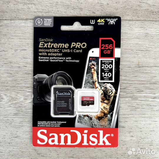 Карта памяти micro sd 256 gb Sandisk Extreme Pro