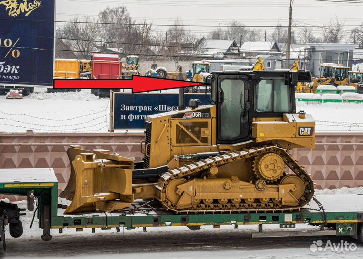 На Бульдозер Cat D5R2 XL/D6R2 XL Стекло лобовое тр