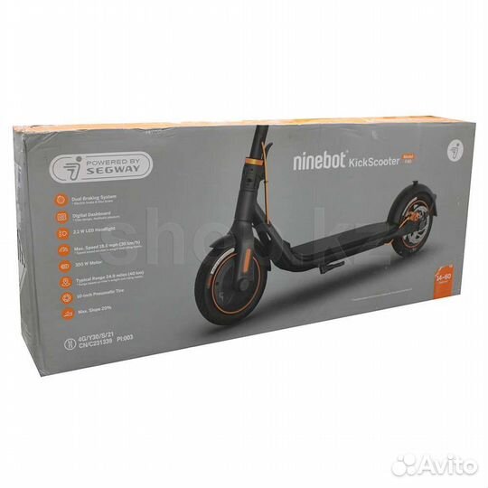 Новый самокат ninebot f40a