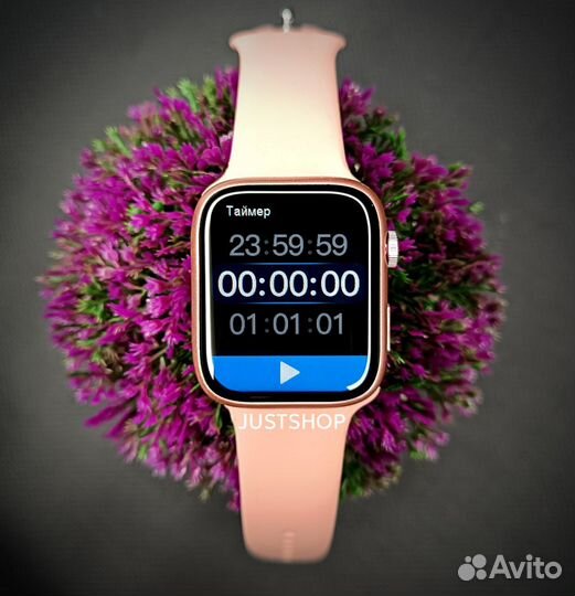 Часы Apple Watch 8 (Розовые, Гарантия)