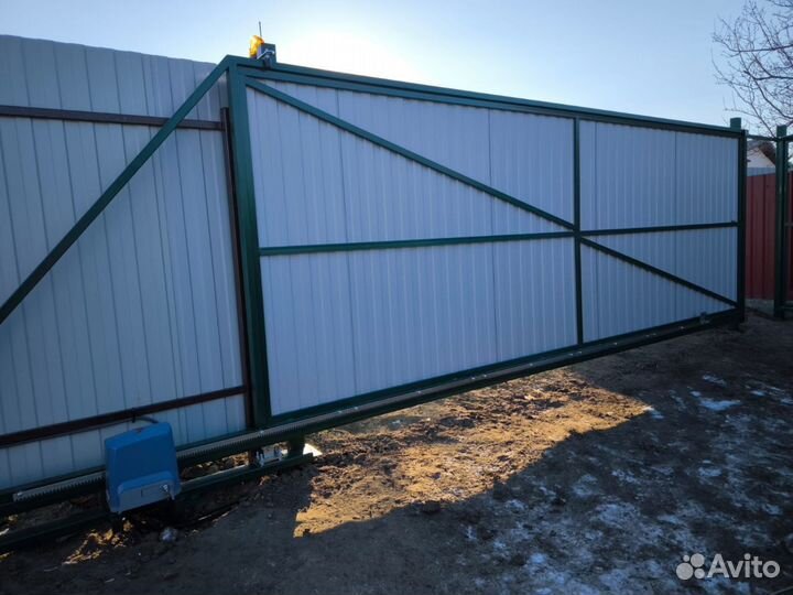 Откатные ворота производство комплектов